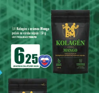 BM Kolagén s arómou Mango prášok na výrobu nápoja 150 g