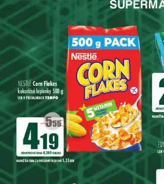 Nestlé Corn Flakes kukuričné lupienky 500 g