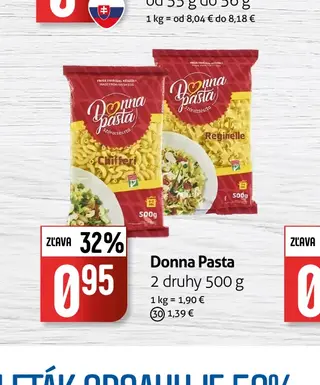 Donna Pasta 2 druhy 500 g
