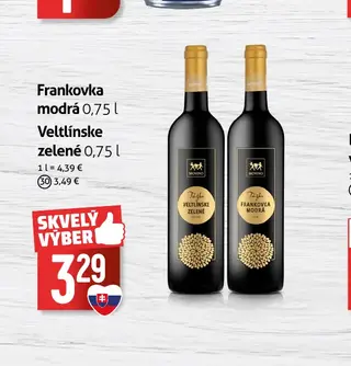 Veltlínske zelené 0,75 l