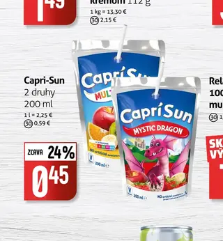 Capri-Sun 2 druhy 200 ml