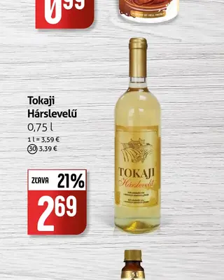 Tokaji Hárslevelű 0,75 l