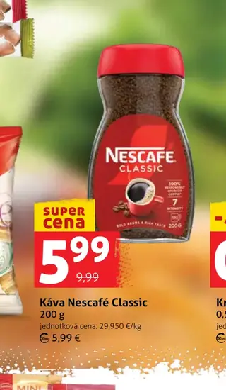 Káva Nescafé Classic 200 g