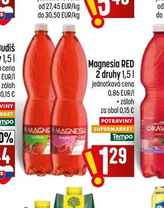 Magnesia RED 2 druhy 1,5 l