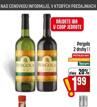 Pergola 2 druhy 1 l