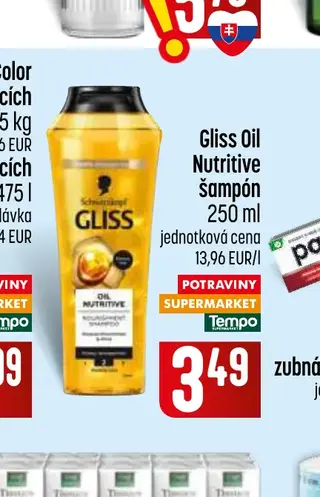 Gliss Oil Nutritive šampón 250 ml