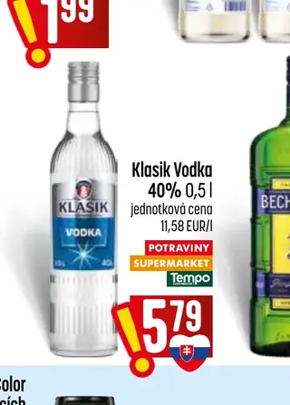 Klasik Vodka 40% 0,5 l