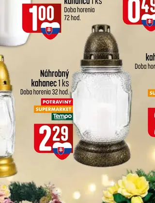 Náhrobný kahanec 1 ks