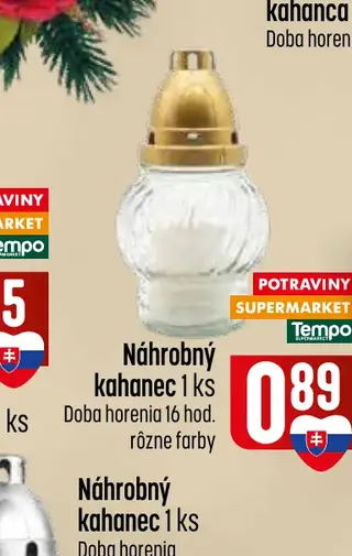 Náhrobný kahanec 1 ks
