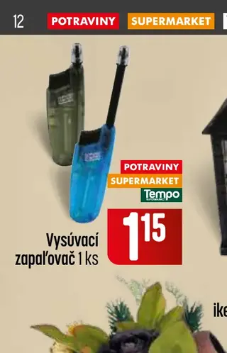Vysúvací zapaľovač 1 ks