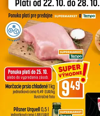 Morčacie prsia chladené 1 kg