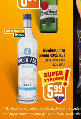 Nicolaus Ultra jemná 30% 0,7 l