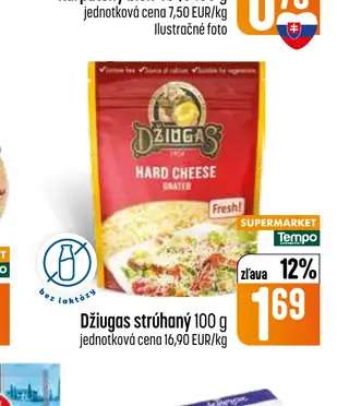 Džiugas strúhaný 100 g