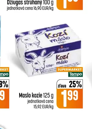 Maslo kozie 125 g