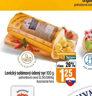 Levický salámový údený syr 100 g