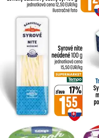 Syrové nite neúdené 100 g
