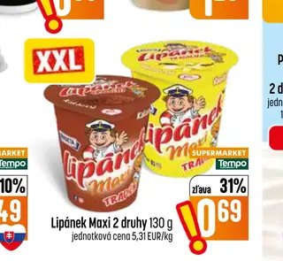 Lipánek Maxi 2 druhy 130 g