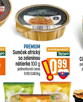 Sumček africký so zeleninou nátierka 100 g