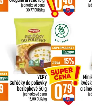 VEPY Guľôčky do polievky bezlepkové 50 g