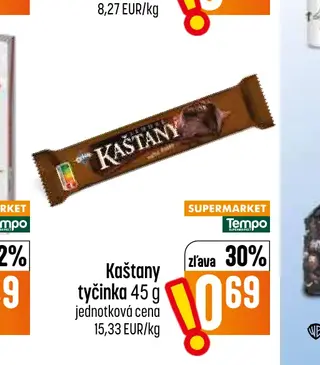 Kaštany tyčinka 45 g