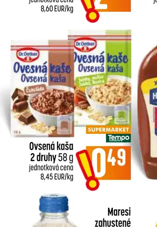 Dr. Oetker Ovsená kaša 2 druhy 58 g