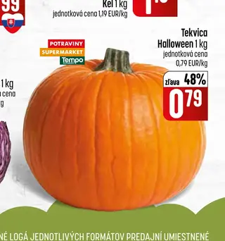 Tekvica Halloween 1 kg