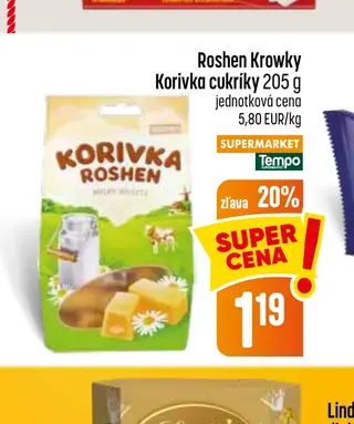 Roshen Krowky Korivka cukríky 205 g