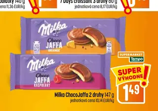 Milka ChocoJaffa 2 druhy 147 g