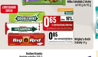 Wrigley's dražé 3 druhy 14 g