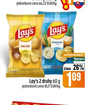 Lay's 2 druhy 60 g