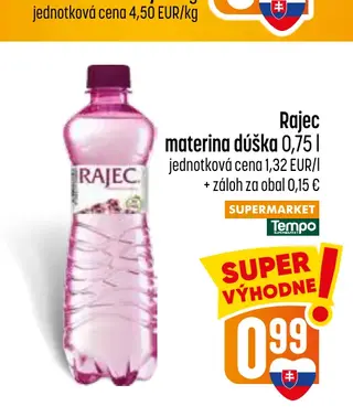 Rajec materina dúška 0,75 l