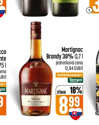 Martignac Brandy 38% 0,7 l