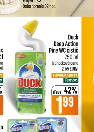 Duck Deep Action Pine WC čistič 750 ml