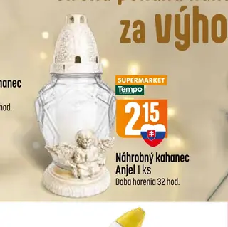 Náhrobný kahanec Anjel 1 ks