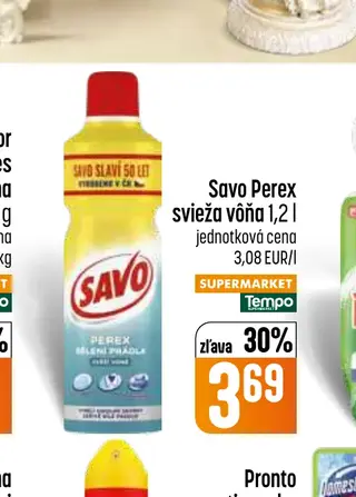 Savo Perex svieža vôňa 1,2 l