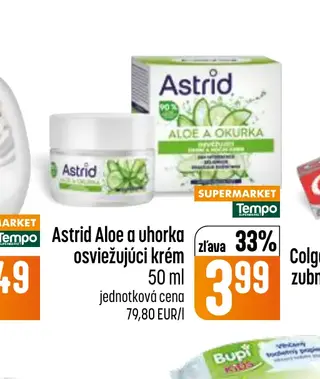Astrid Aloe a uhorka osviežujúci krém 50 ml