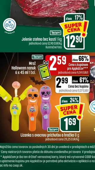 Jelenie stehno bez kosti 1 kg