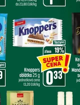 Knoppers oblátka 25 g