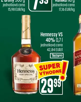 Hennessy VS 40% 0,7 l