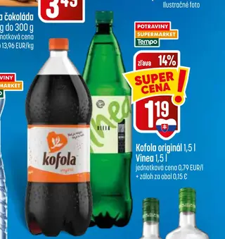 Kofola originál 1,5 l
