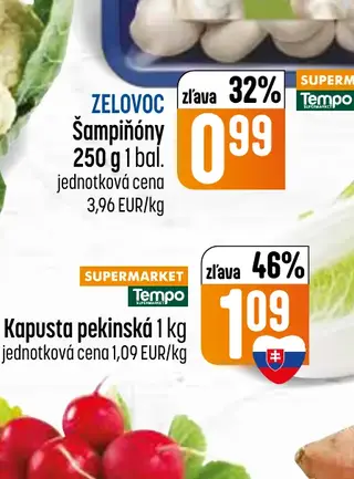 ZELOVOC Šampiňóny 250 g 1 bal.