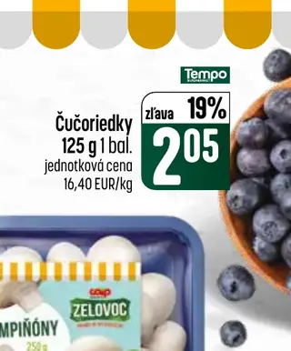 Čučoriedky 125 g 1 bal.