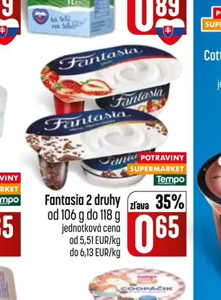 Fantasia 2 druhy od 106 g do 118 g