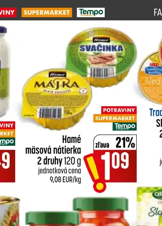 Hamé mäsová nátierka 120 g
