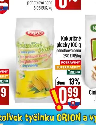 Kukuričné placky 100 g