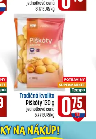 Tradičná kvalita Piškóty 130 g