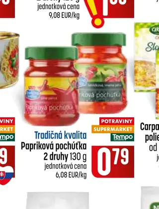 Tradičná kvalita Papriková pochúťka 130 g