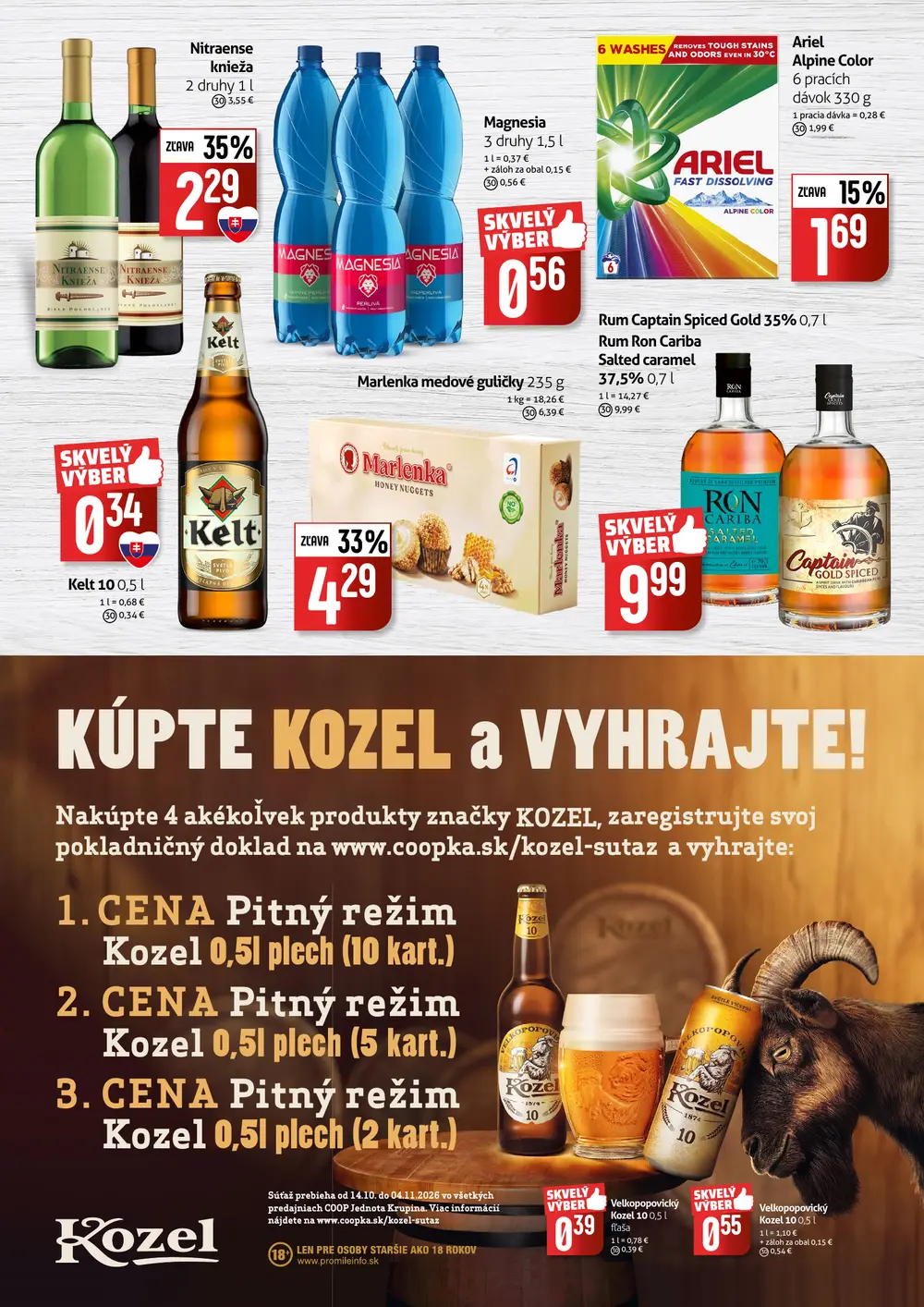 COOP Jednota leták od 22. 10. 2026 – strana 2