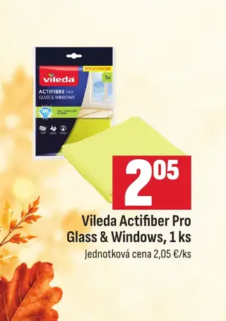 Vileda Actifiber Pro Glass & Windows, 1 ks