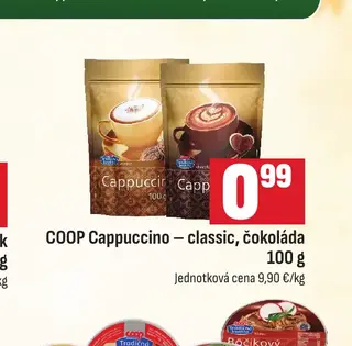COOP Cappuccino – classic, čokoláda 100 g